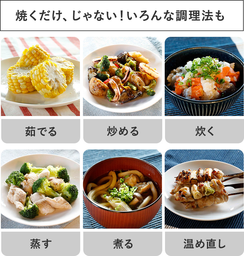 オーブンとグリルって、何が違うんですか？ | おすすめ活用術
