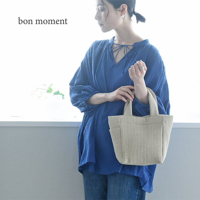 bom moment 使い勝手の良い ヌビ風 ミニバッグ／ボンモマン