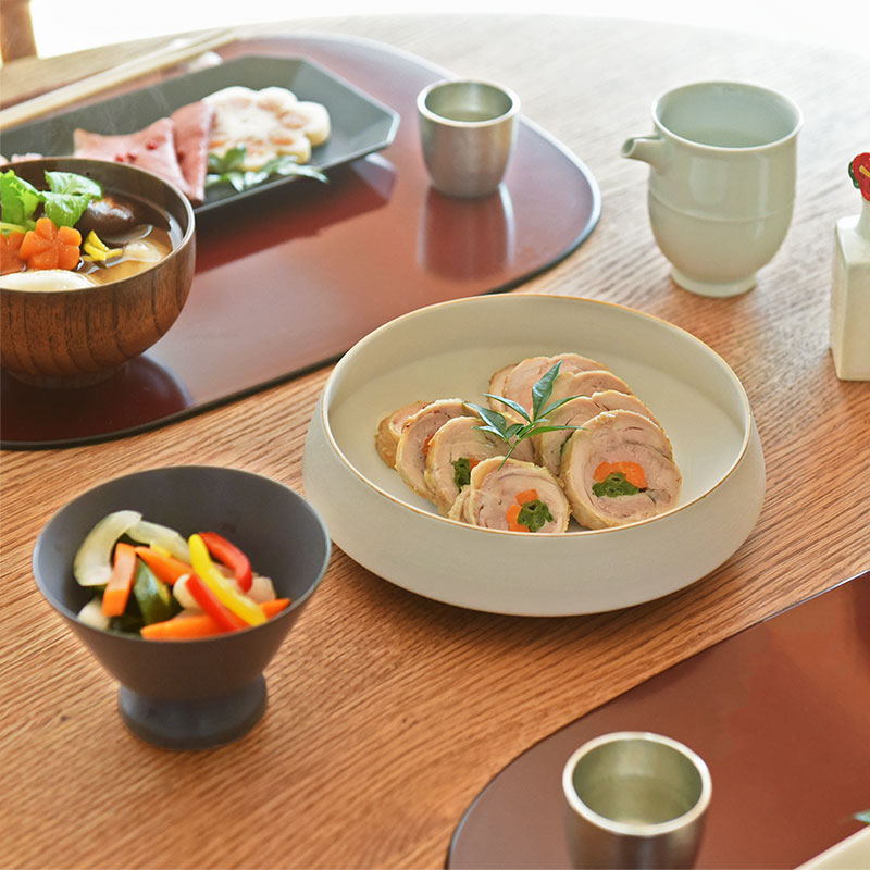 食器 器 食洗機 日本製 渕金 くくり鉢 17cm 美濃焼 お正月 : アンジェ