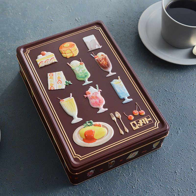 はじけるキャンディチョコレート 喫茶メニュー缶 Mary Chocolate