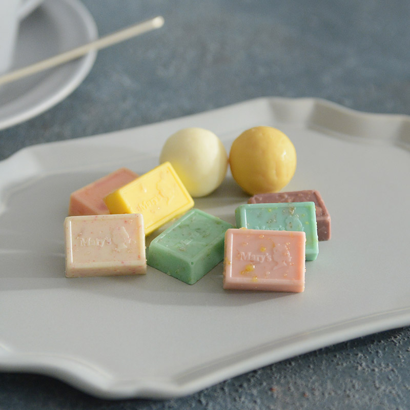 はじけるキャンディチョコレート 喫茶メニュー缶 Mary Chocolate