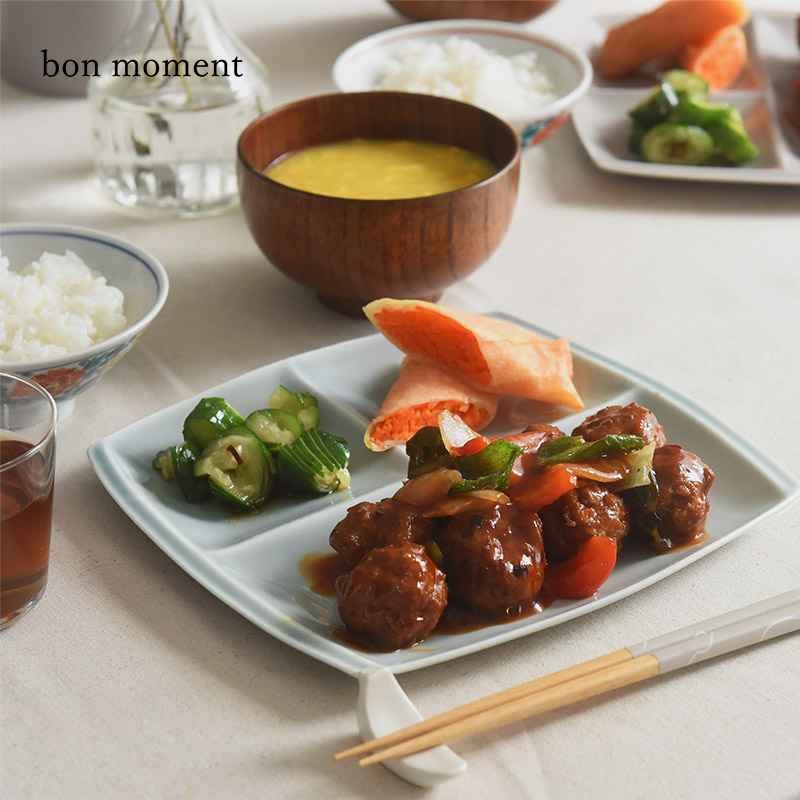 bon moment（ボンモマン） 毎日使いたくなる 仕切りプレート 美濃焼