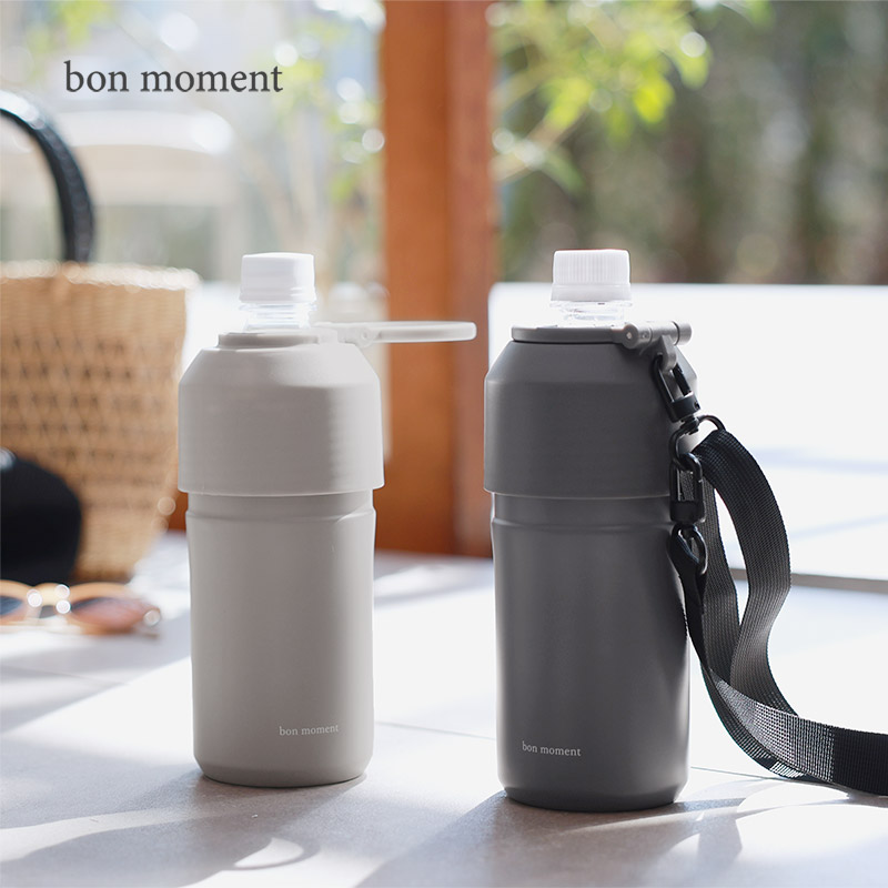 bon moment ショルダー付き 保冷 保温 ペットボトルホルダー／ボンモマン