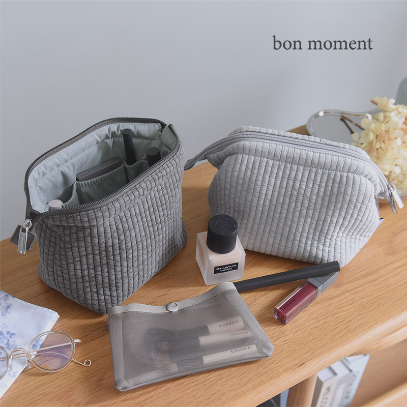 bon moment ヌビ風 整理ができるワイヤーポーチ／ボンモマン