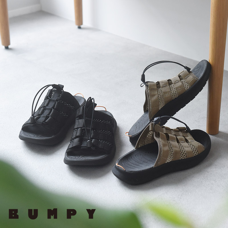 足裏喜ぶ履き心地 軽くて持ち歩きもしやすい BUMPY PACKABLE リカバリーサンダル／バンピー