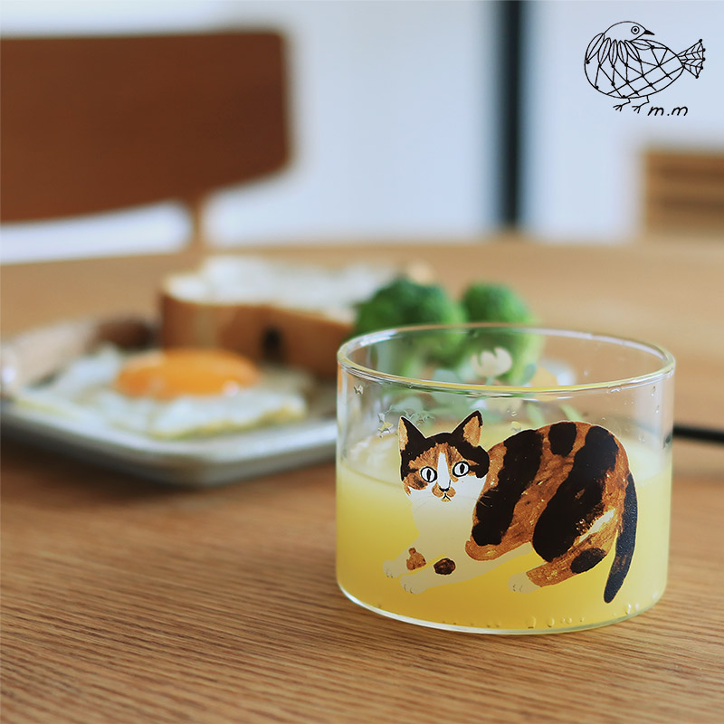 松尾ミユキ 猫モチーフ グラス コップ ガラスコップ おしゃれ キッチン