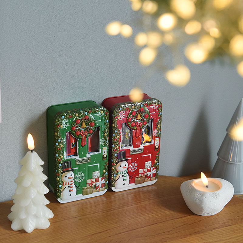 イングリッシュティーショップ クリスマス・ドア・リース缶 18P入り