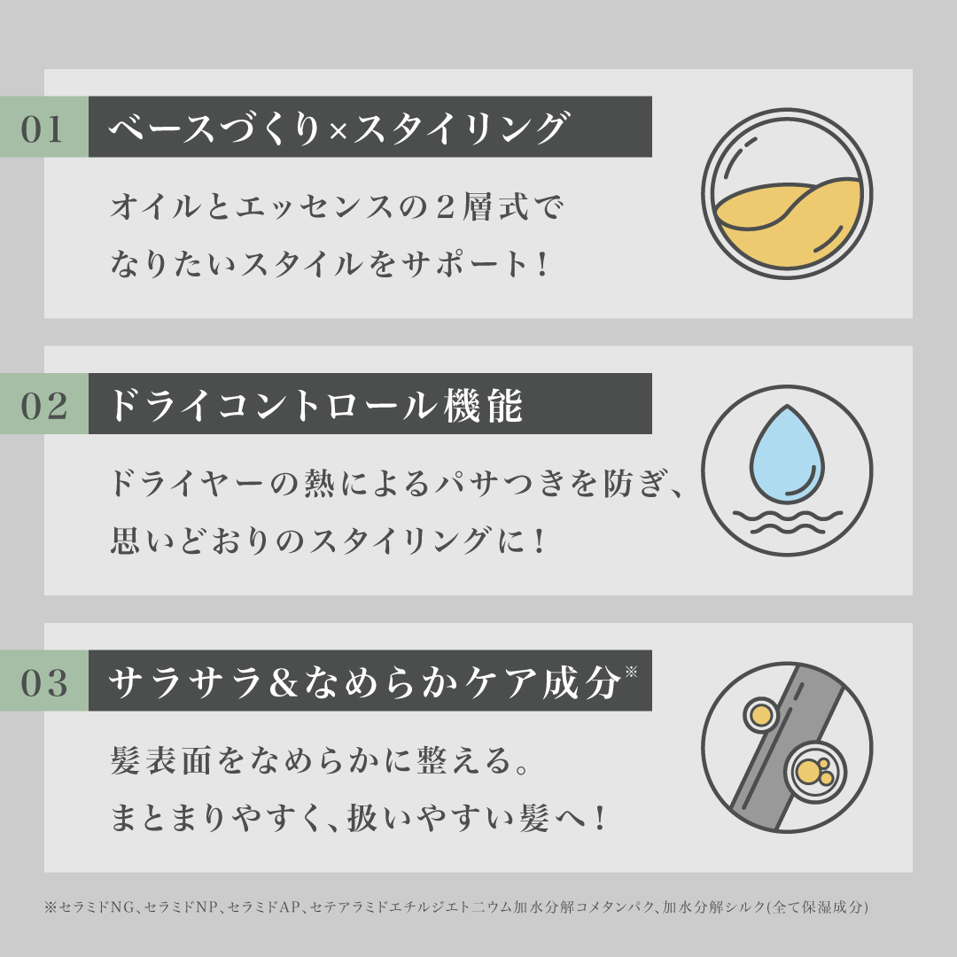 SCALPD スカルプD NEXT＋　スタイルブースターオイル ネクスト スタリング剤 メンズ スカルプ スタイリング 20代 抜け感 立体感 ふんわり ヘアセット 毛流れ | スカルプD ネクスト | 03