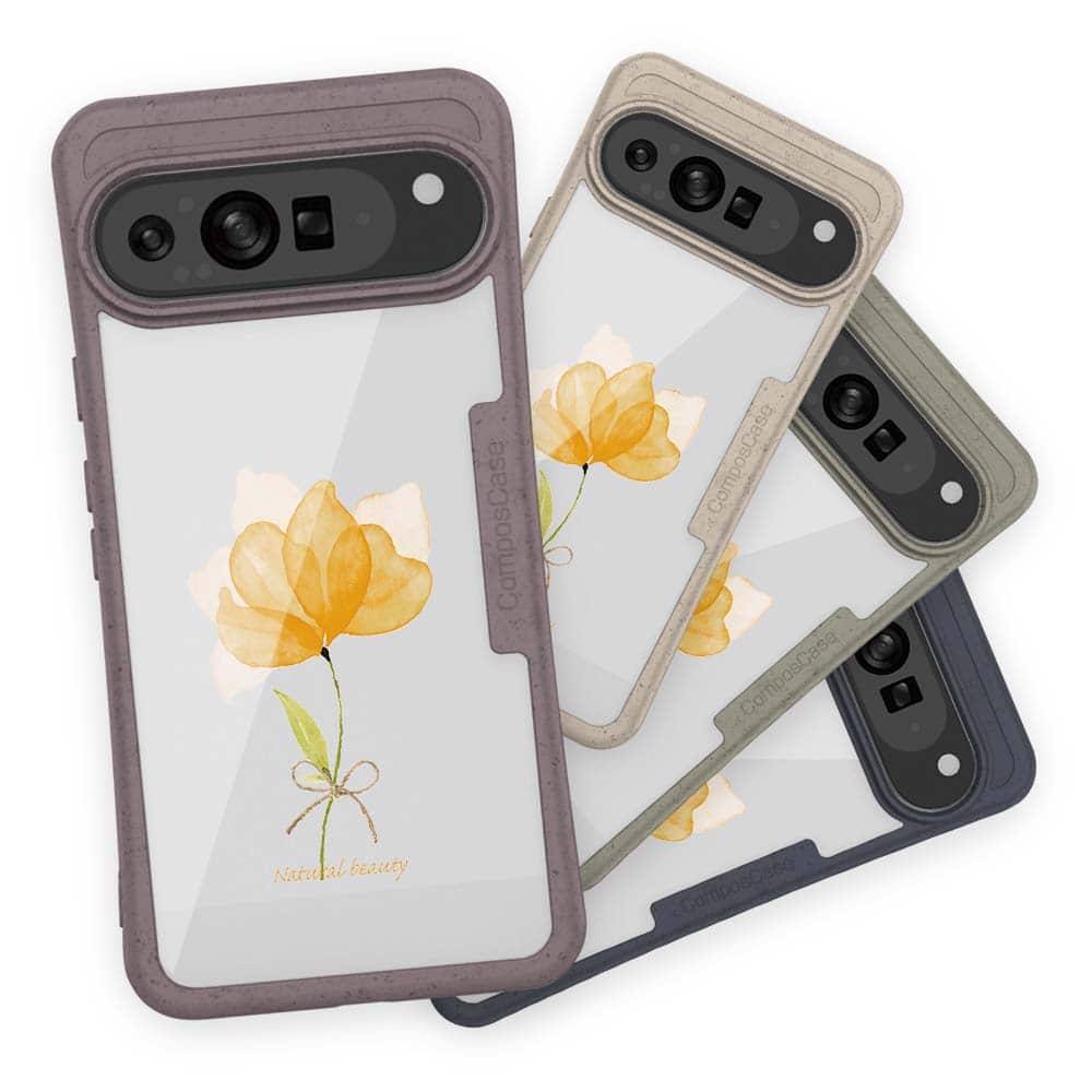 コンポスケース 花柄 スマホケース Google Pixel9a Pro XL Pixel8a