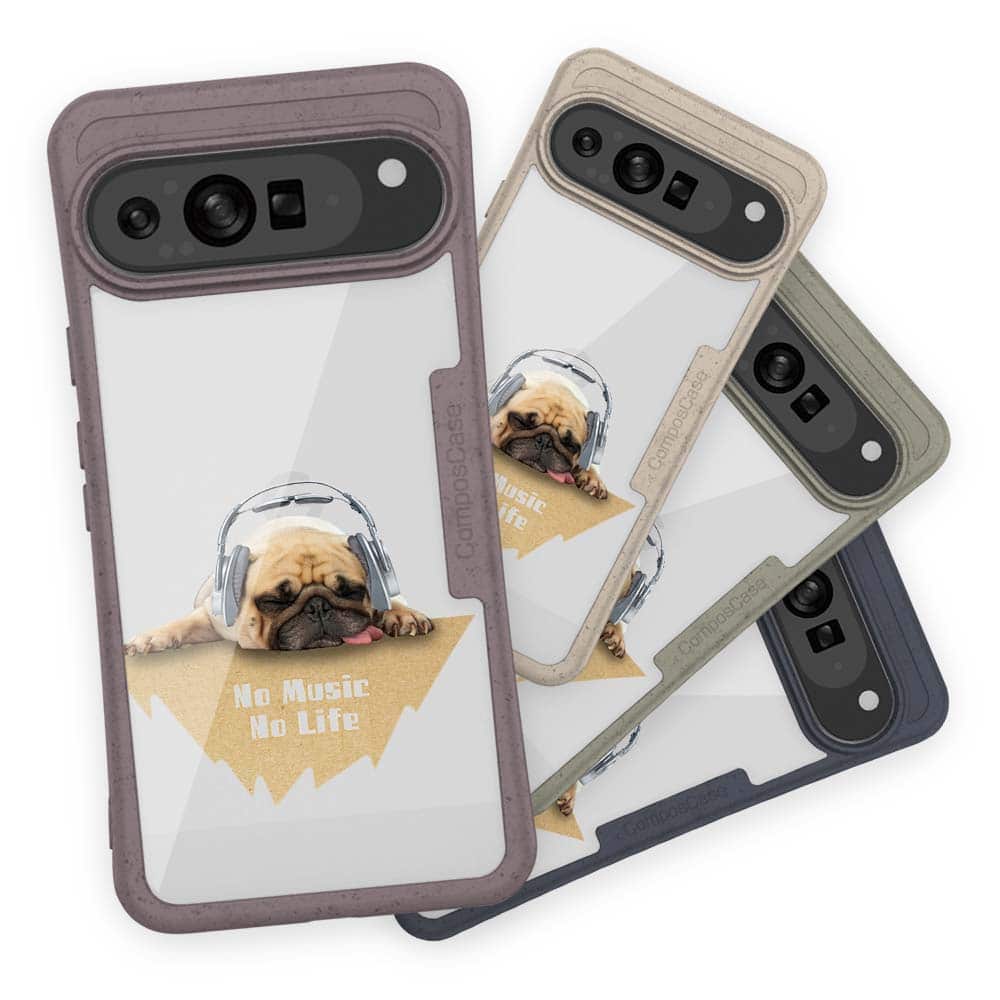 黒パグスマホケース新品❤️パグ柄❤ iPhoneアンドロイドL