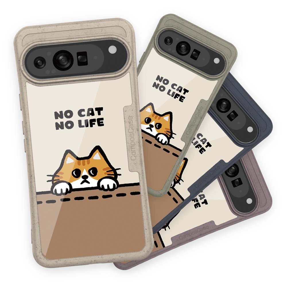 コンポスケース 猫 スマホケース Google Pixel9a Pixel9 Pro XL