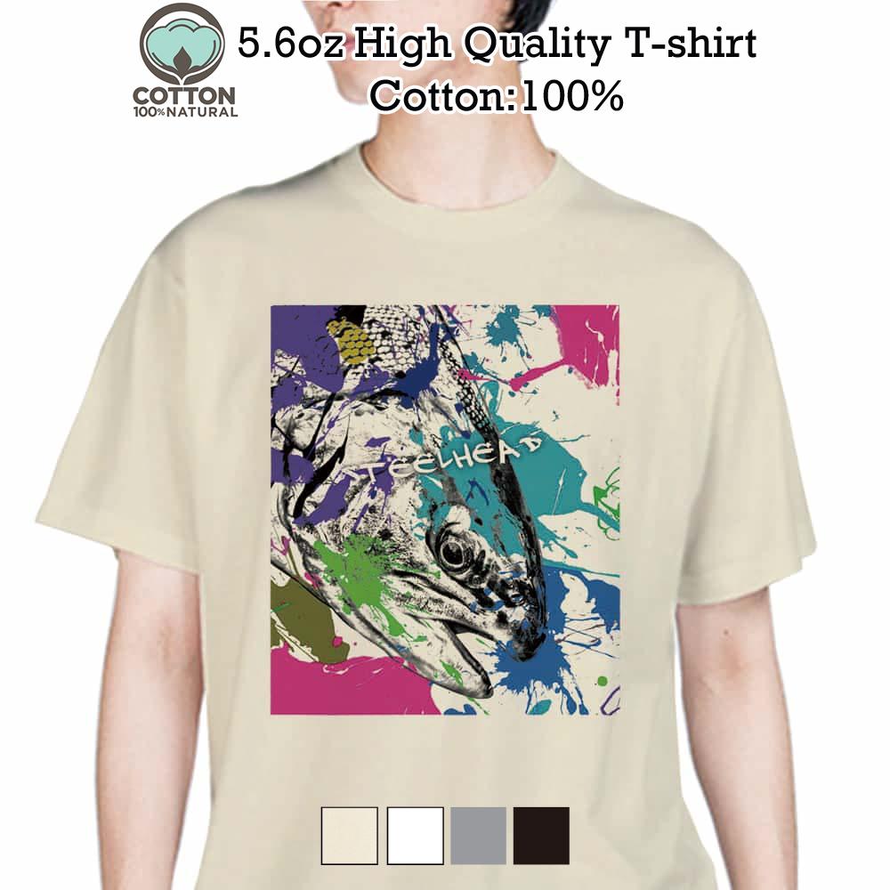 釣り Tシャツ 半袖 ニジマス スチールヘッド ペンキペイント 5 6oz 綿100 メンズ レディース 洗濯 白 黒 灰色 肌色 春 夏 秋 冬 オシャレ 釣り 魚 ルアー Met Angler S Case アングラーズケース 通販 Yahoo ショッピング