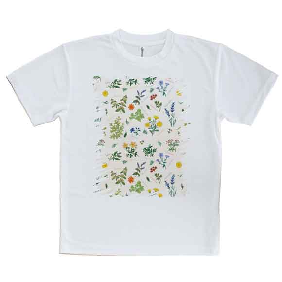 美品  半袖ボタニカル花柄Tシャツ 花柄 Tシャツ 半袖 ボタニカル柄 フラワー メンズ レディース かわいい
