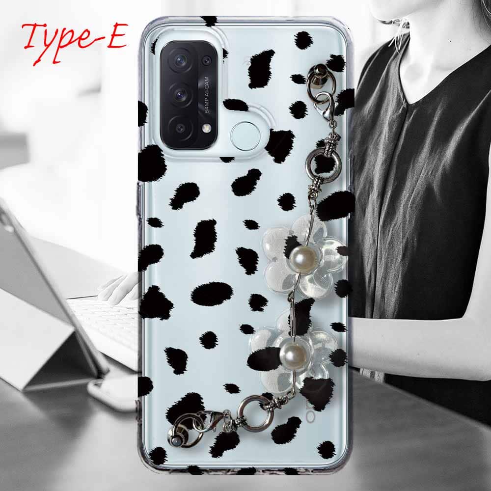 OPPO Reno5 A スマホケース 5種の キーリングハンガー付き TPU