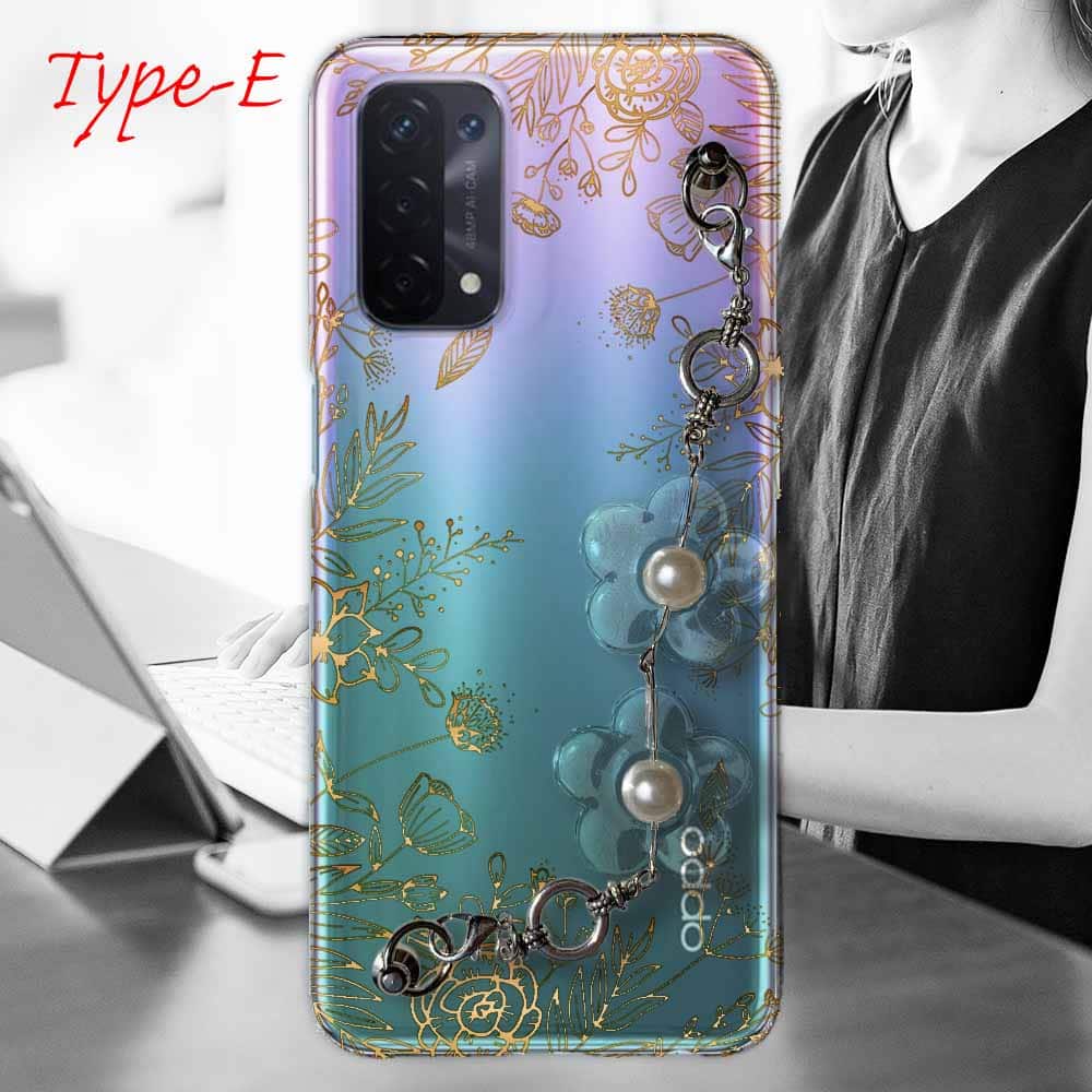 OPPO A54 5G スマホケース 5種の キーリングハンガー付き TPU