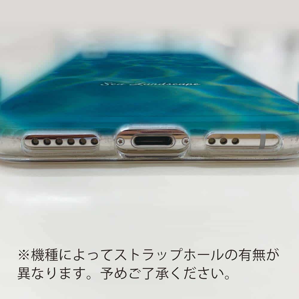 スマホケース ソフトケース TPU 海の風景 水深2メートル 深海魚