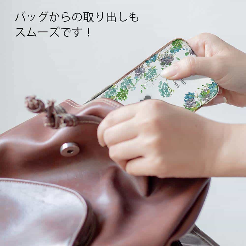 Google Pixel 8a ケース あじさいロード 花柄 クリア 透明 ソフト TPU
