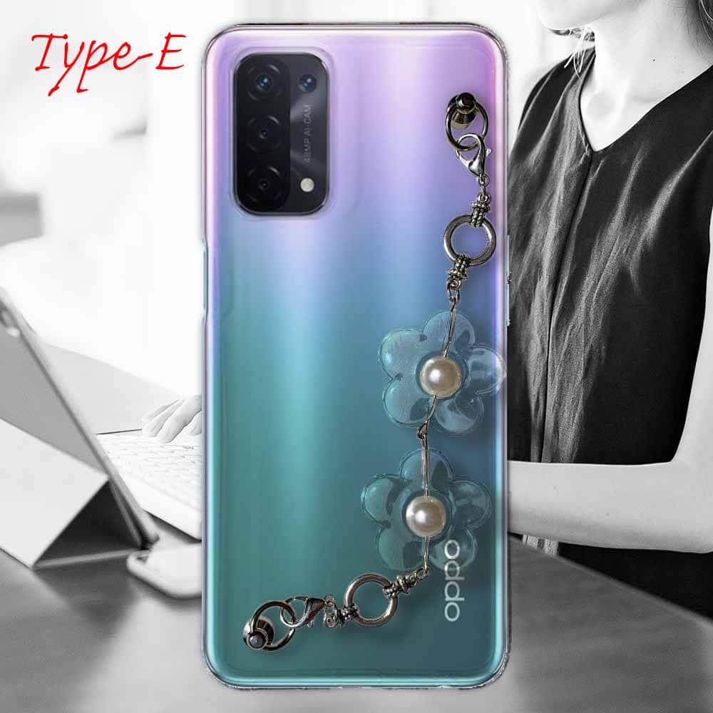 OPPO A54 5G ソフトケース キーリングハンガー付き TPU スマホケース