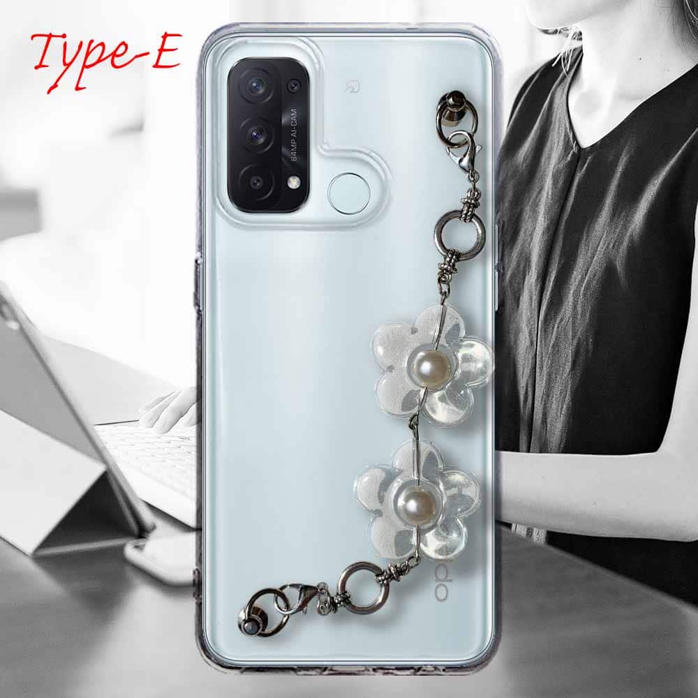 OPPO Reno5 A ソフトケース キーリングハンガー付き TPU
