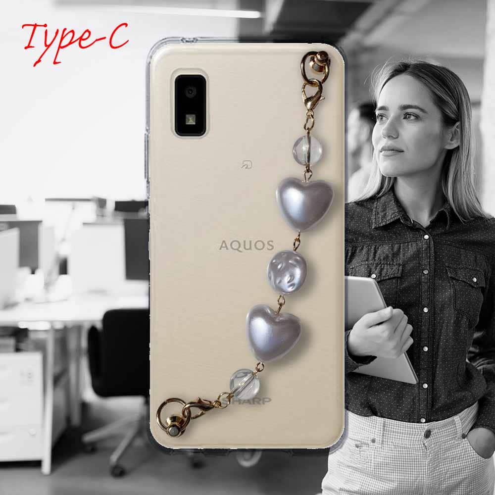 AQUOS wish ソフトケース キーリングハンガー付き TPU スマホケース スマホカバー 透明 クリアケース アクオス ウィッシュ SHG06｜anglers-case｜04