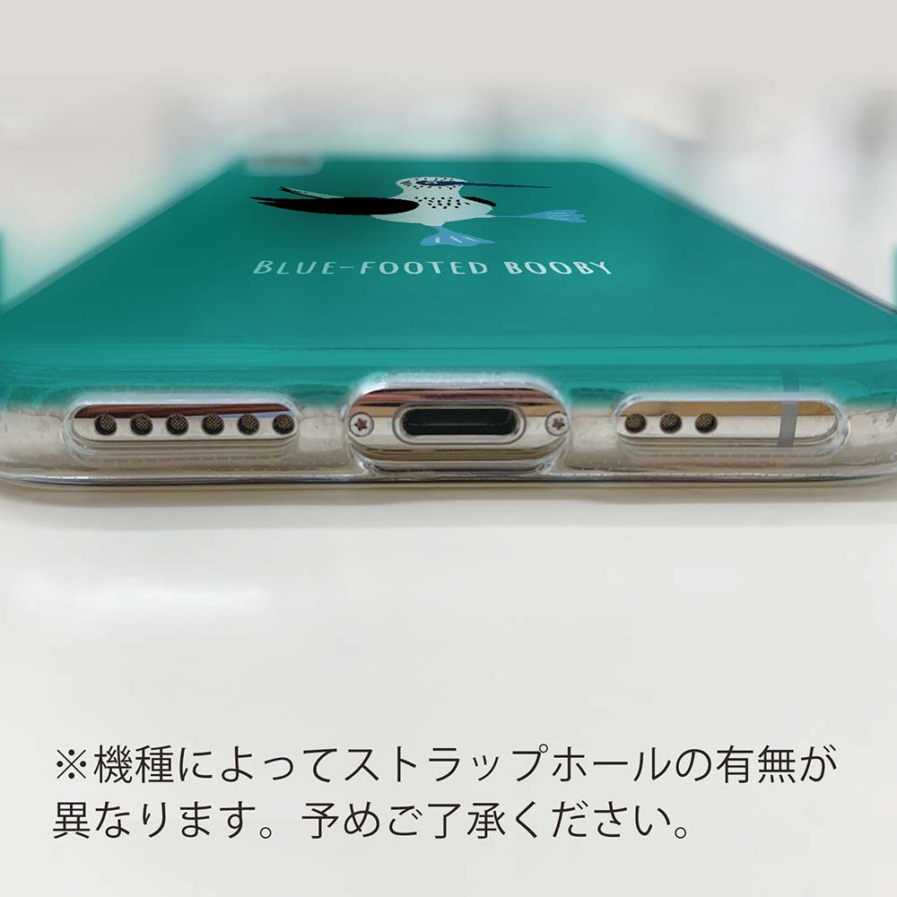 スマホケース ソフトケース TPU wakat ポップなアオアシカツオドリ