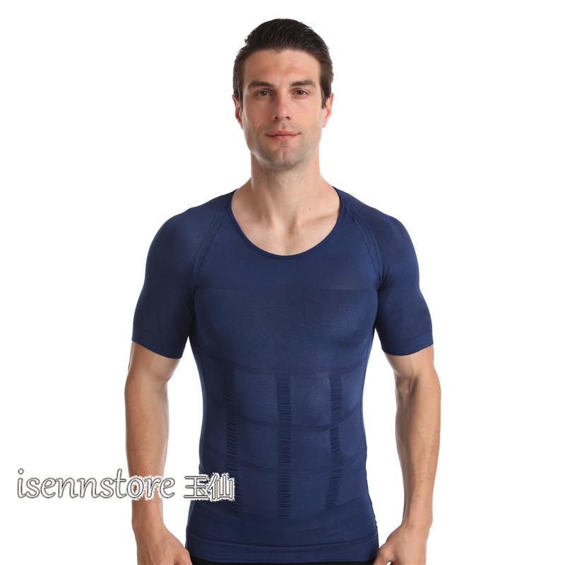 加圧シャツ メンズ ダイエット 加圧インナー Tシャツ 半袖 コンプレッションウェア トップス 着圧 下着 アンダーシャツ お腹 腹筋 ウエスト｜angstore｜04