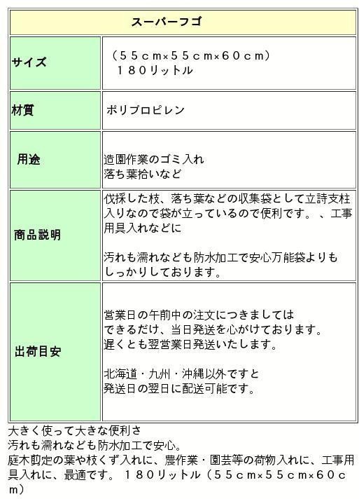 スーパーフゴ １８０リットル 造園資材 :superkobu:安行緑化資材 - 通販 - Yahoo!ショッピング