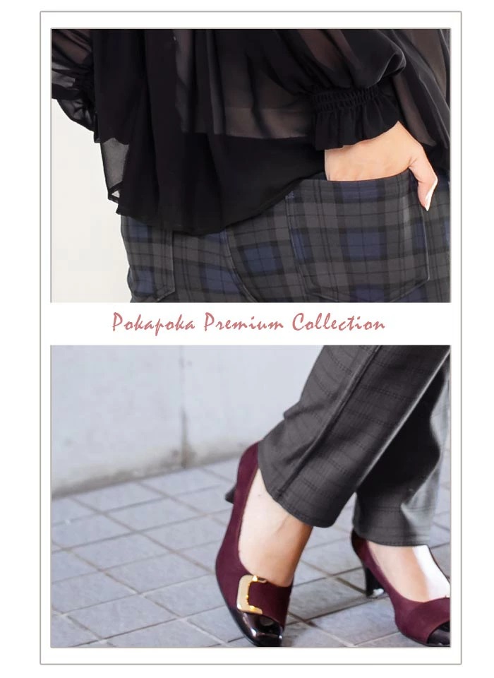 裏起毛 パンツ レディース きれいめ 暖かい ...の詳細画像2