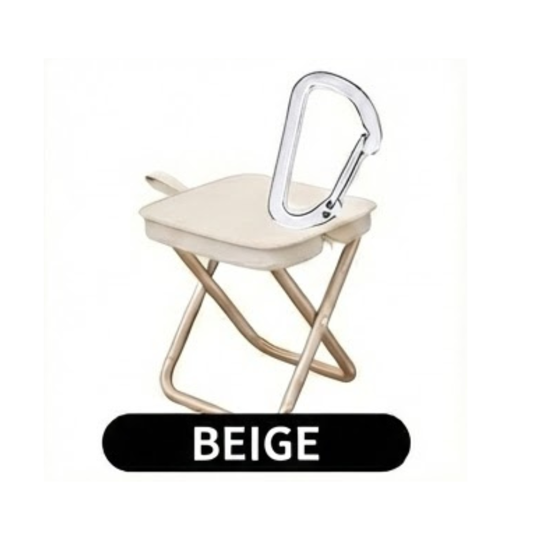 【クッションプレゼント！】 折りたたみ椅子 軽量 アウトドア チェア コンパクト カラビナ付 携帯椅子 持ち運び椅子 キャンプ 簡易 背もたれ 座椅子 |  | 06