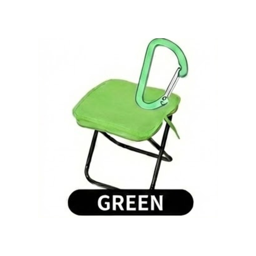 【クッションプレゼント！】 折りたたみ椅子 軽量 アウトドア チェア コンパクト カラビナ付 携帯椅子 持ち運び椅子 キャンプ 簡易 背もたれ 座椅子 |  | 05