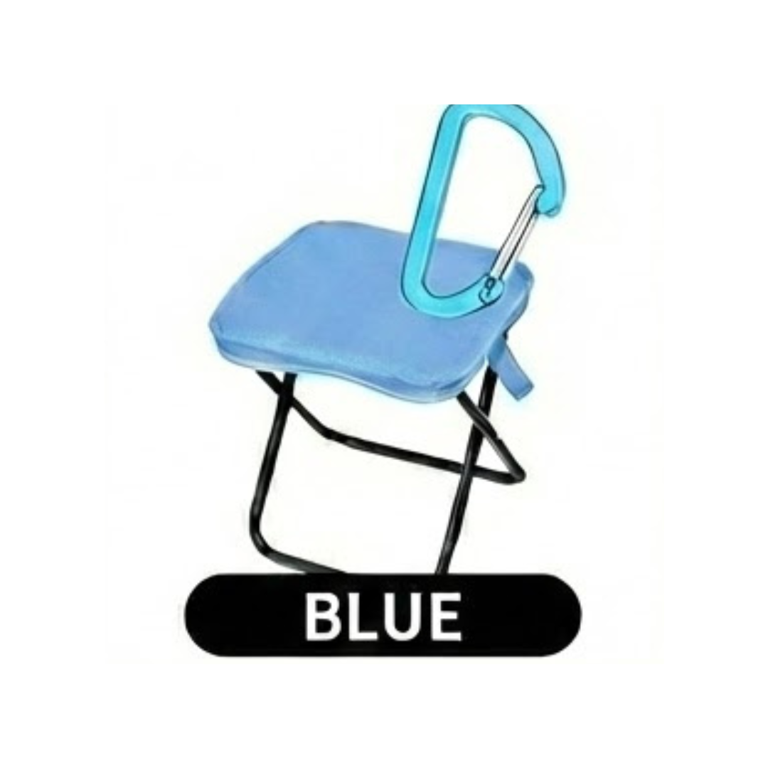 【クッションプレゼント！】 折りたたみ椅子 軽量 アウトドア チェア コンパクト カラビナ付 携帯椅子 持ち運び椅子 キャンプ 簡易 背もたれ 座椅子 |  | 04