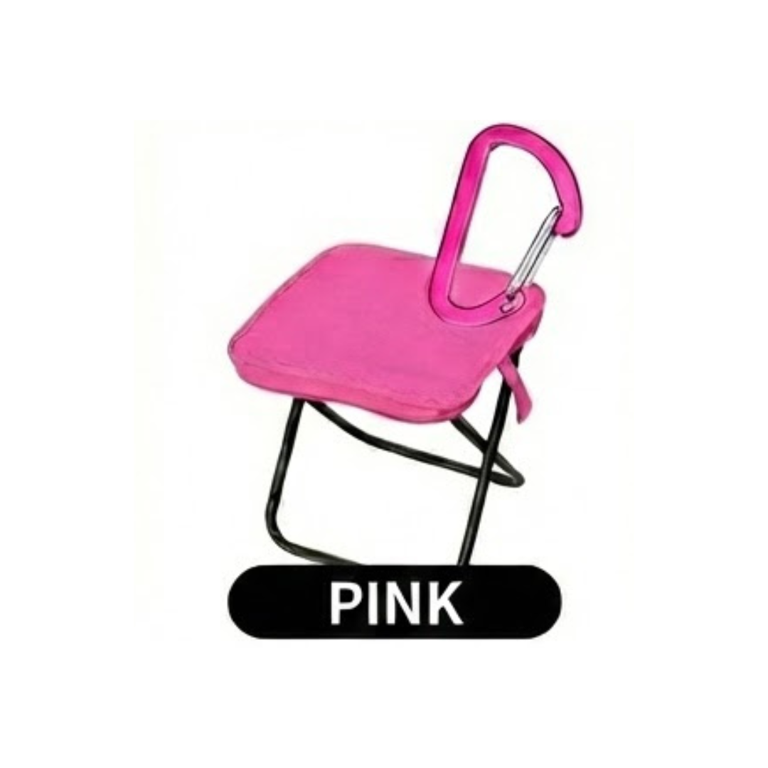 【クッションプレゼント！】 折りたたみ椅子 軽量 アウトドア チェア コンパクト カラビナ付 携帯椅子 持ち運び椅子 キャンプ 簡易 背もたれ 座椅子 |  | 02