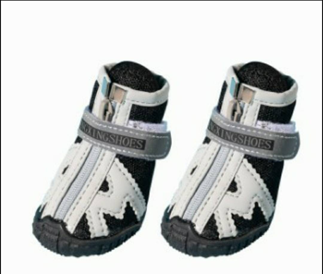 犬 靴 ドッグシューズ 靴下 犬の靴 散歩用 滑り止め 脱げない くつ ドッグブーツ ゴム底 ペット靴 肉球保護 小型犬 大型犬 |  | 04