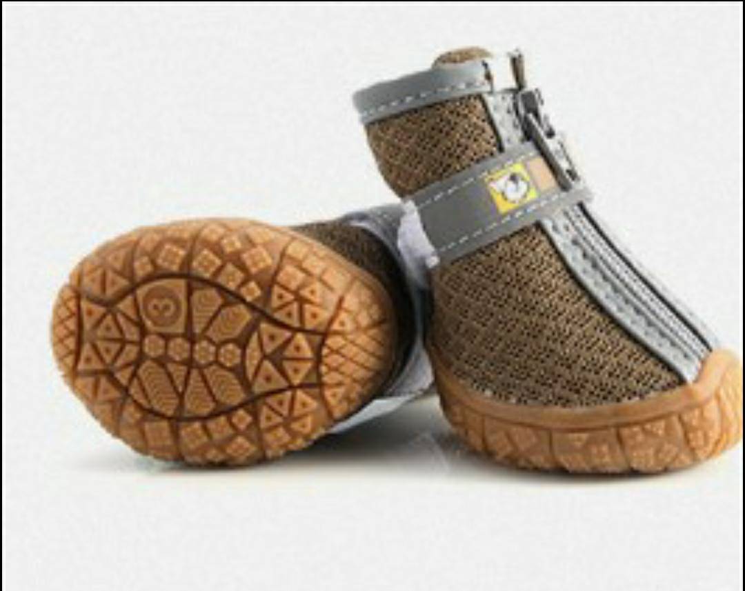 犬 靴 ドッグシューズ 靴下 犬の靴 散歩用 滑り止め 脱げない くつ ドッグブーツ ゴム底 ペット靴 肉球保護 小型犬 大型犬 |  | 05