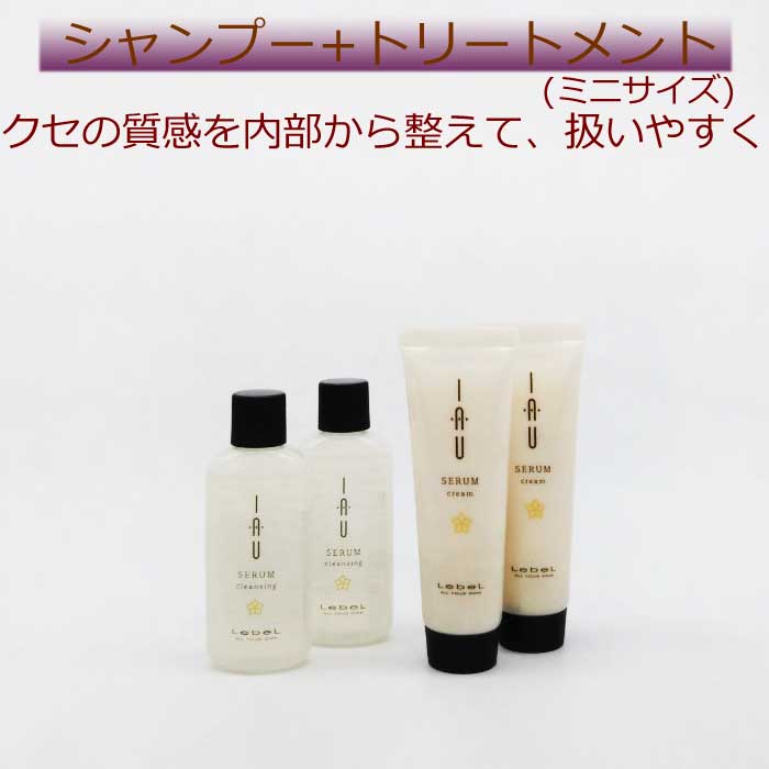 ルベル イオセラム ミニサイズ4点セット（シャンプー30ml×2個・ヘアトリートメント30ml×2個） : ioserum3set : アンジュヘア  - 通販 - Yahoo!ショッピング