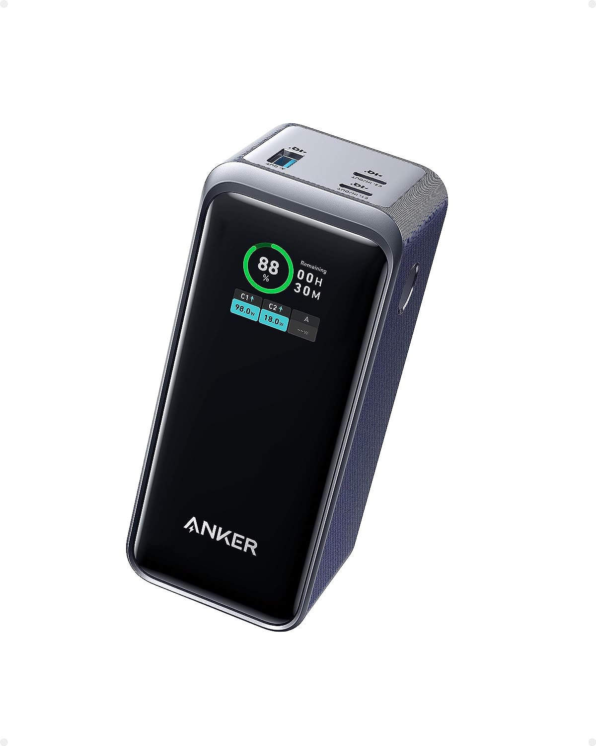 Anker Prime Power Bank (20000mAh, 200W) (20000mAh 合計200W出力 モバイルバッテリー)【USB Power Delivery対応/PSE技術基準適合/USB-C入力対応】｜ankerdirect｜02