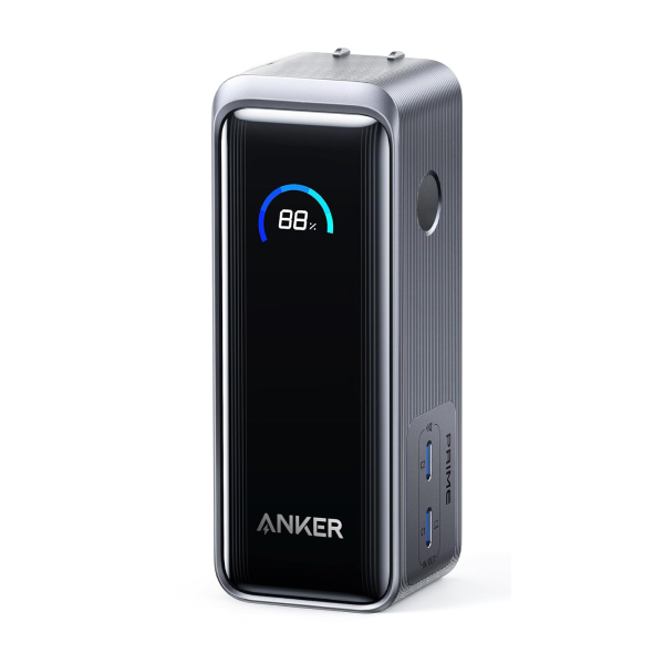 Anker Prime Power Bank (9600mAh, 65W, Fusion) (9600mAh 65W出力モバイルバッテリー搭載 65W出力USB充電器)【独自技術Anker GaN採用/USB Power Delivery対応】