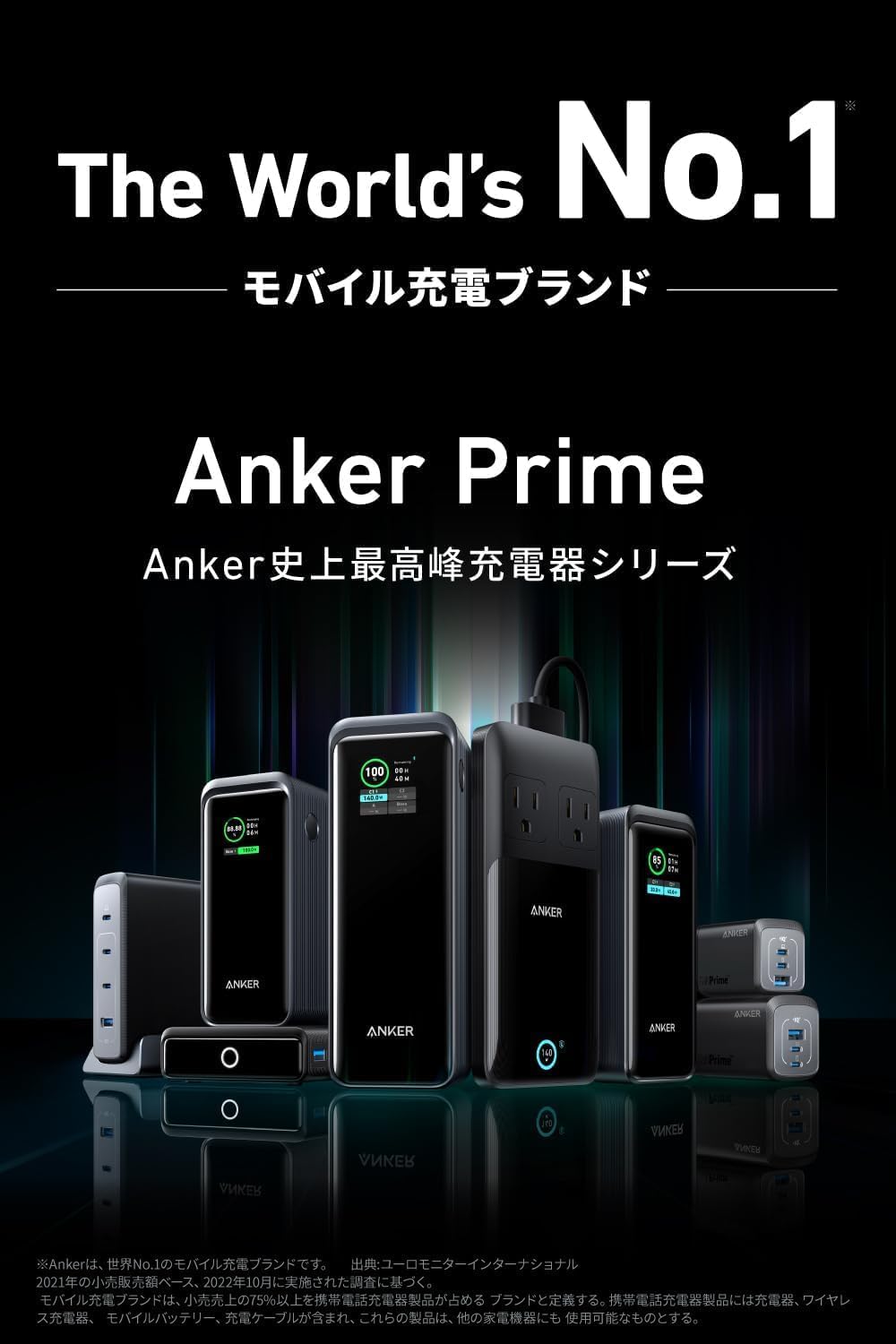 Anker Prime Power Bank (27650mAh, 250W) (モバイルバッテリー