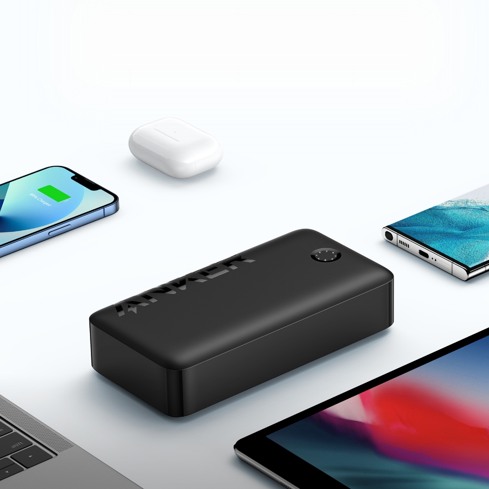 Anker 347 Power Bank (PowerCore 40000) (モバイルバッテリー 30W 40000mAh 大容量)  【PSE技術基準適合/PowerIQ 3.0 (Gen2) 搭載/USB PD対応】MacBook アンカー