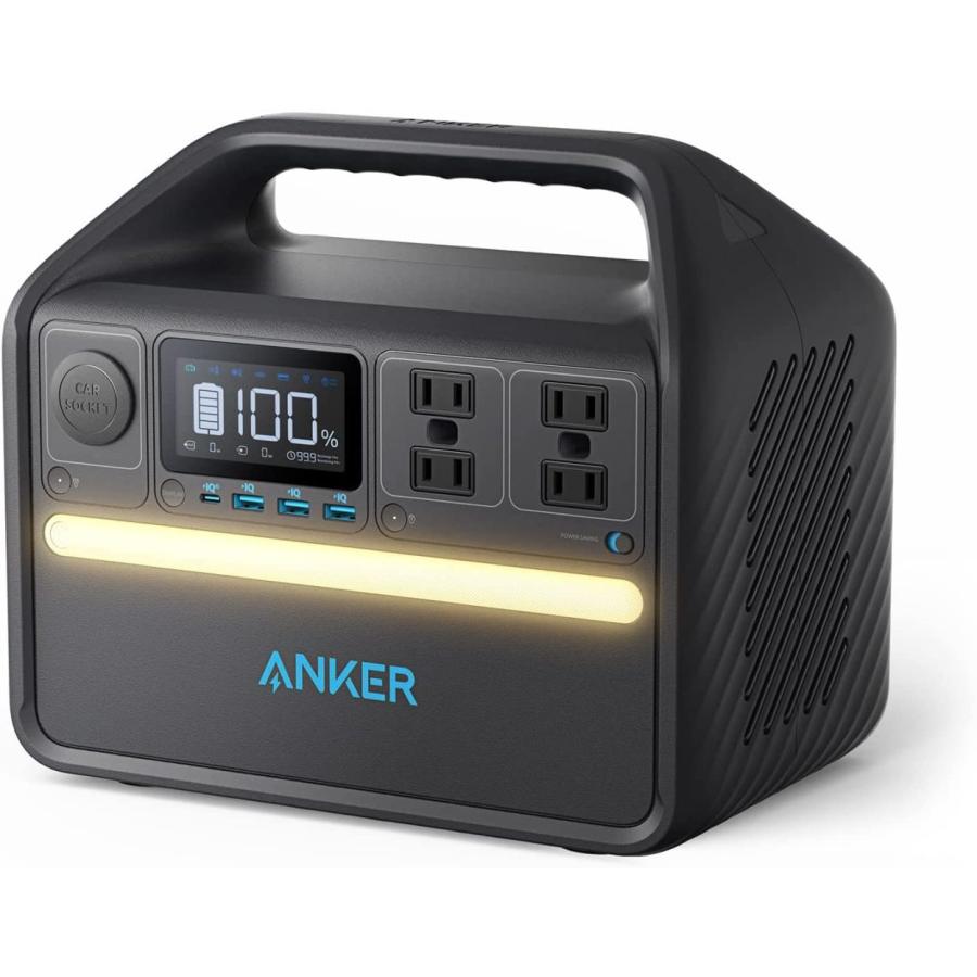 Anker 535 Portable Power Station (PowerHouse 512Wh) (6倍長寿命 ポータブル電源 512Wh)リン酸鉄リチウムイオン電池 / 充放電サイクル3,000回以上 アンカー｜ankerdirect｜02