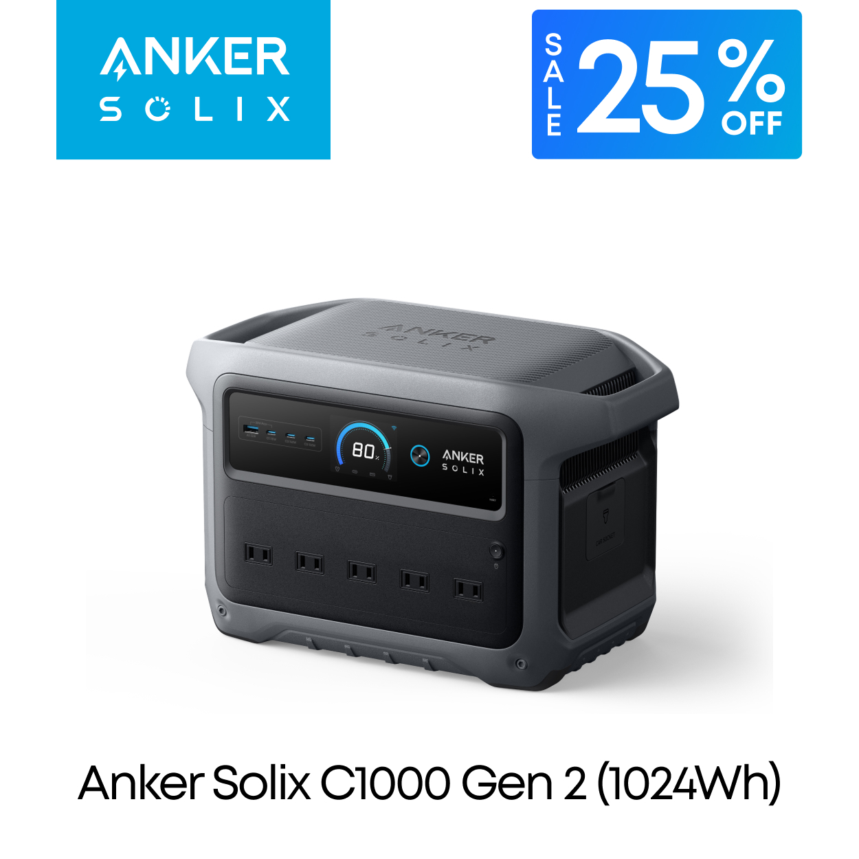 Anker（アンカー） 【期間限定クーポン】Anker Solix C1000 Gen 2