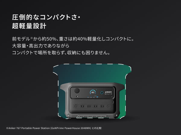 Anker（アンカー） ポータブル電源 Anker Solix C2000 Gen 2 Portable