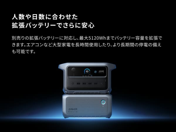 Anker（アンカー） ポータブル電源 Anker Solix C2000 Gen 2 Portable