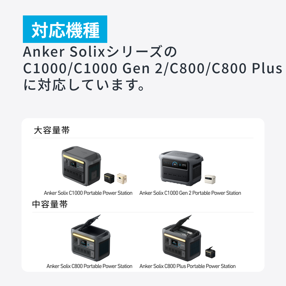【新品未開封】Anker Solix C1000 ブラック 5月購入　保証付 Anker SOLIX C1000X - ShopSolar.com