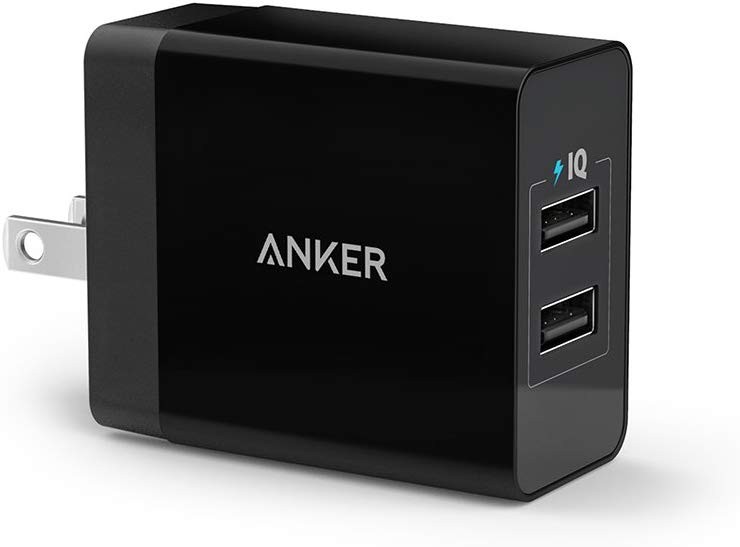 充電器 Anker 24W AC アダプター USB急速充電器 2ポート PowerIQ 折畳式プラグ搭載 海外対応 アンカー :A2021:AnkerDirect - 通販
