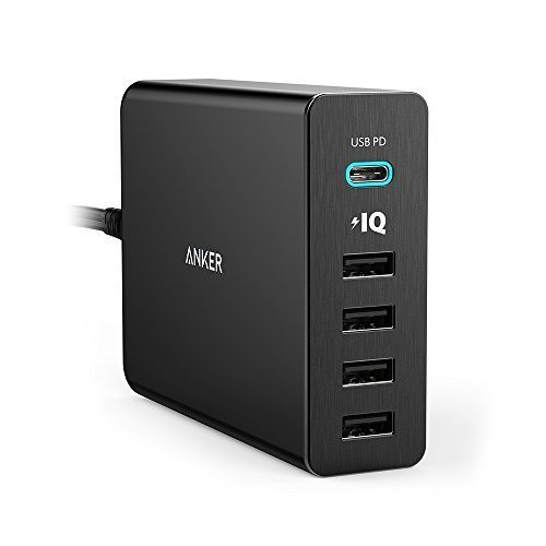 充電器 Anker PowerPort+ 5 USB-C 60W急速充電器 5ポート Power