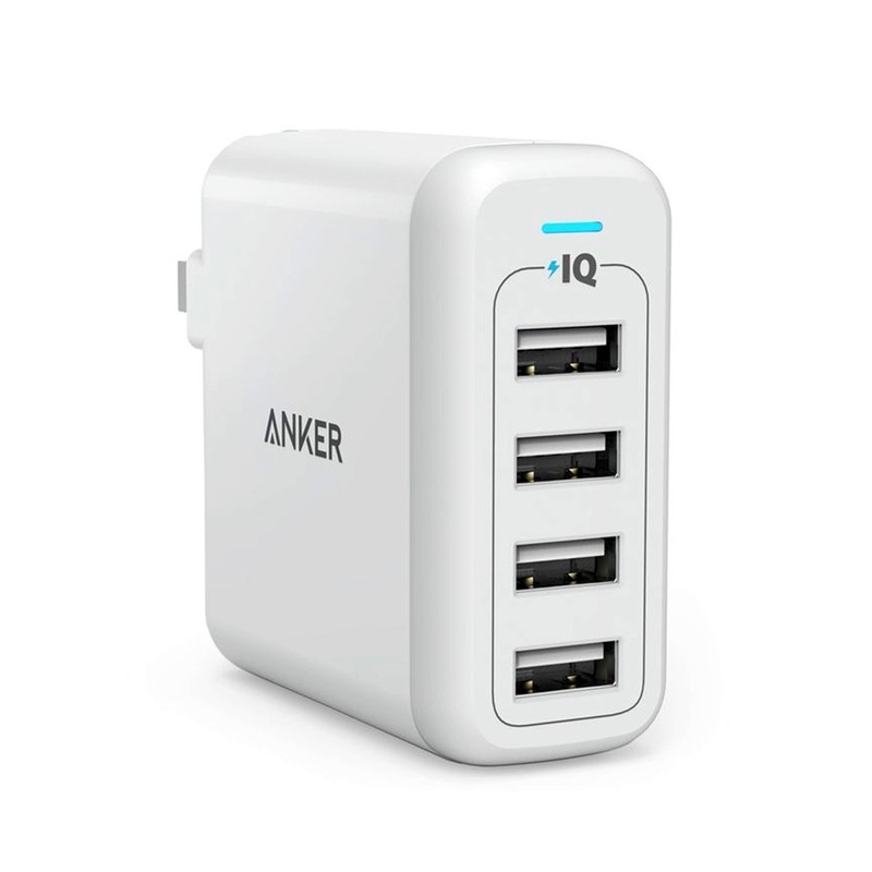 充電器 Anker PowerPort 4 USB急速充電器 4ポート 40W AC アダプター 折りたたみ式プラグ PowerIQ Voltage Boost搭載 海外対応 アンカー｜ankerdirect｜02