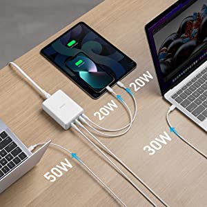 Anker 547 Charger (120W USB PD充電器) Anker 547 Charger (120W) レビュー | 4ポート120Wの高出力