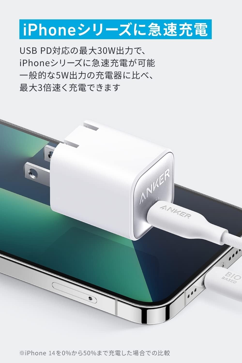 Anker 511 Charger (Nano 3, 30W) (充電器 USB-C)【USB PD 対応/PSE技術基準適合/PPS規格対応】MacBook Windows PC iPad iPhone Galaxy 関連画像3