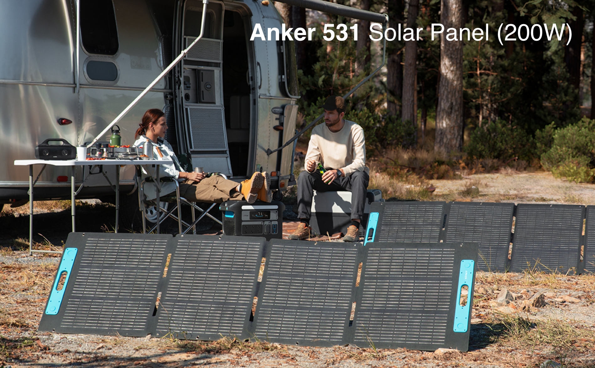 Anker 531 Solar Panel (200W)【ソーラーパネル / IP67対応 / 折り畳み